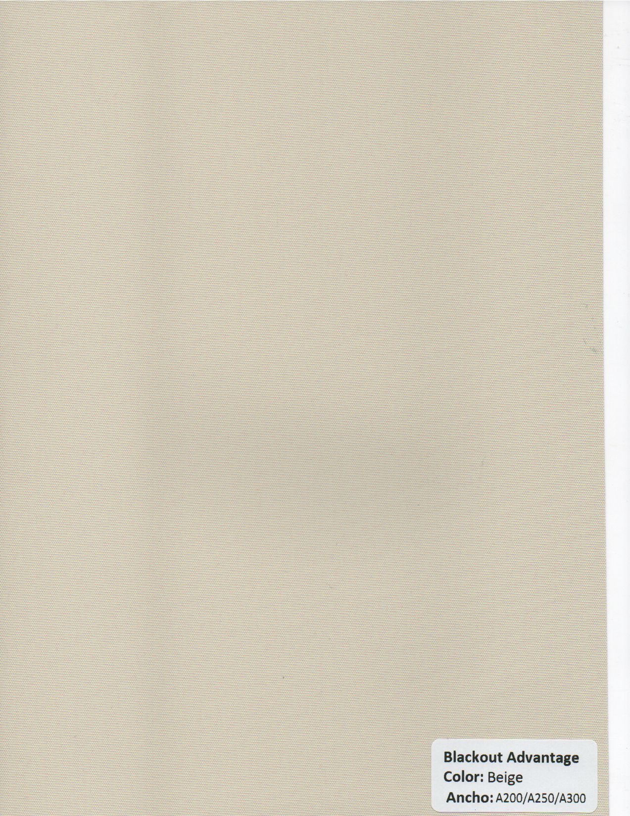 Blackout Advantage Beige