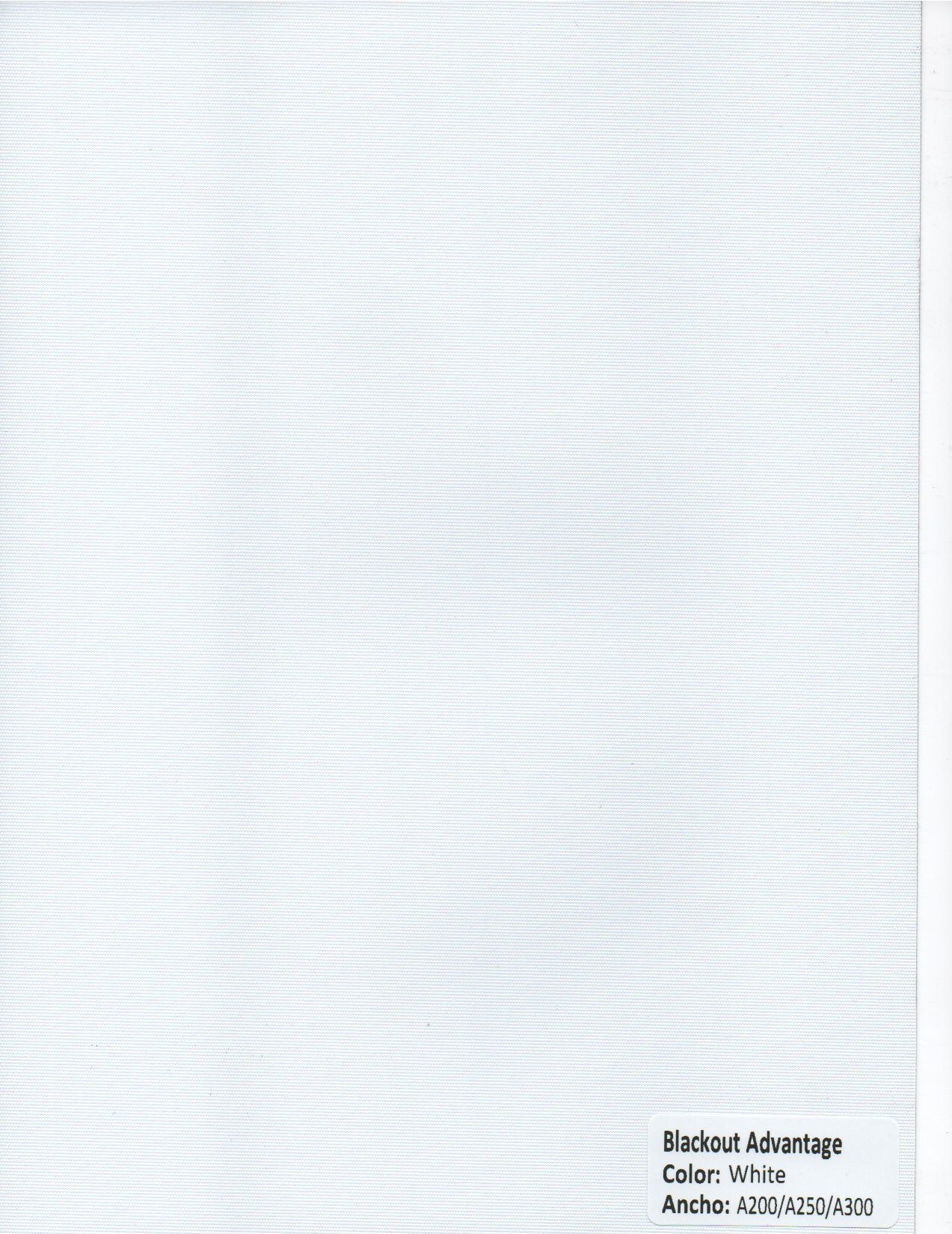 Blackout Advantage White