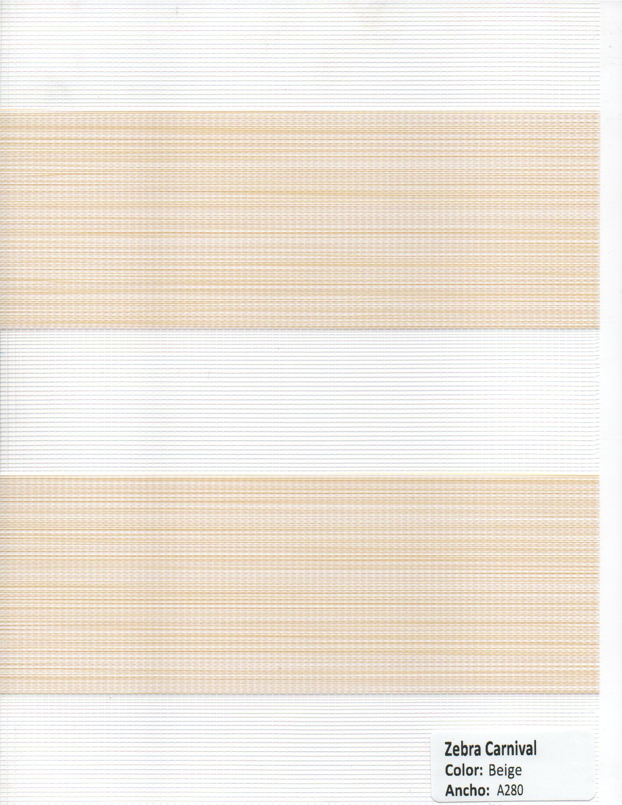 Zebra Carnival Beige