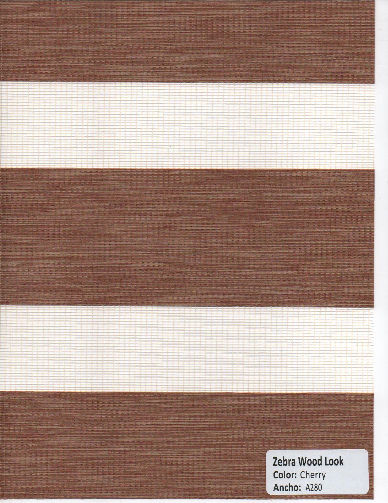 Zebra Wood Look Cherry