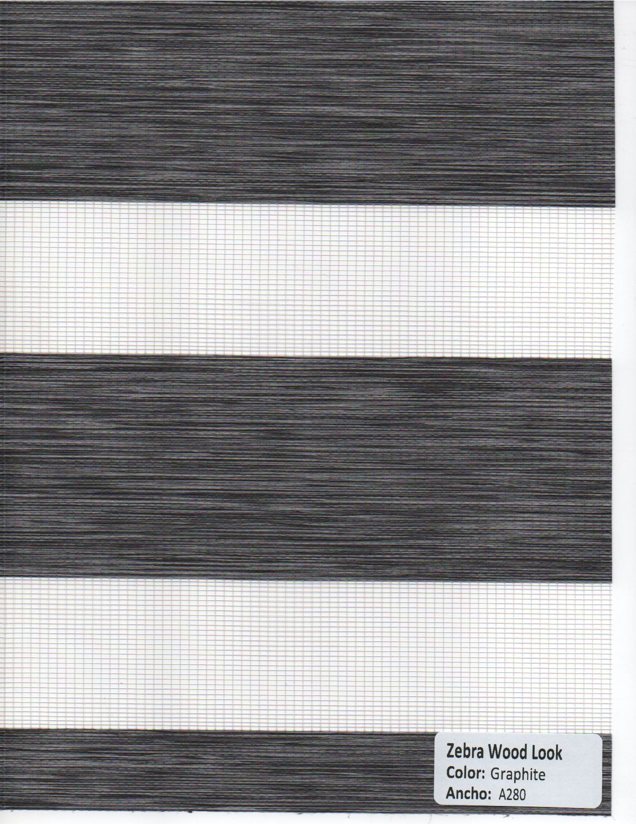 Zebra Wood Look Graphite