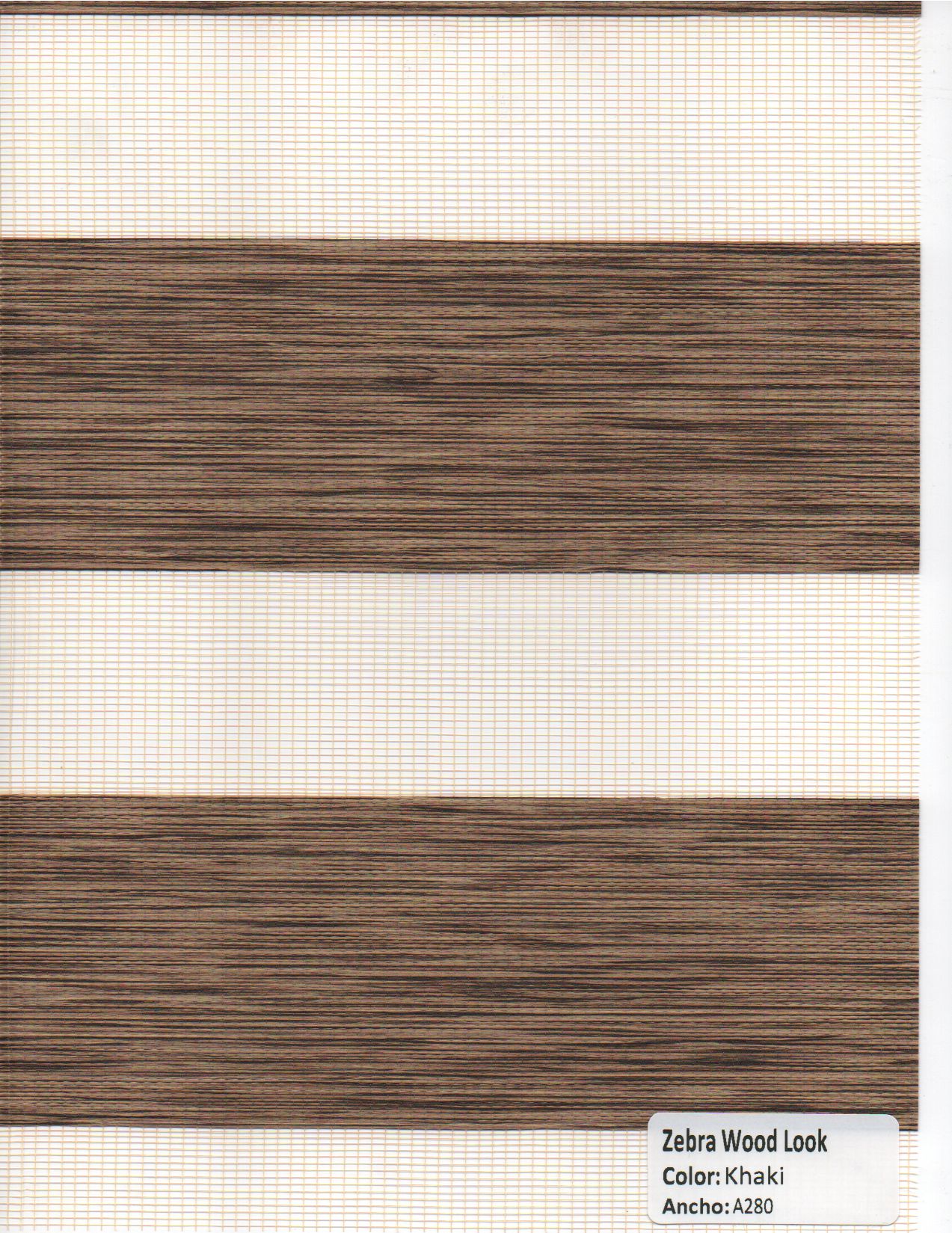 Zebra Wood Look Khaki