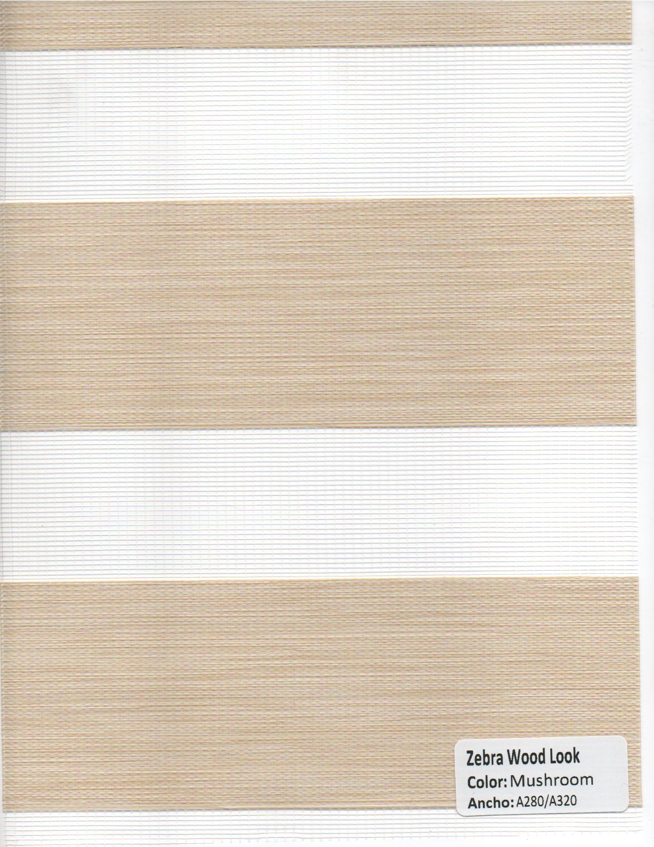 Zebra Wood Look Mooshroom