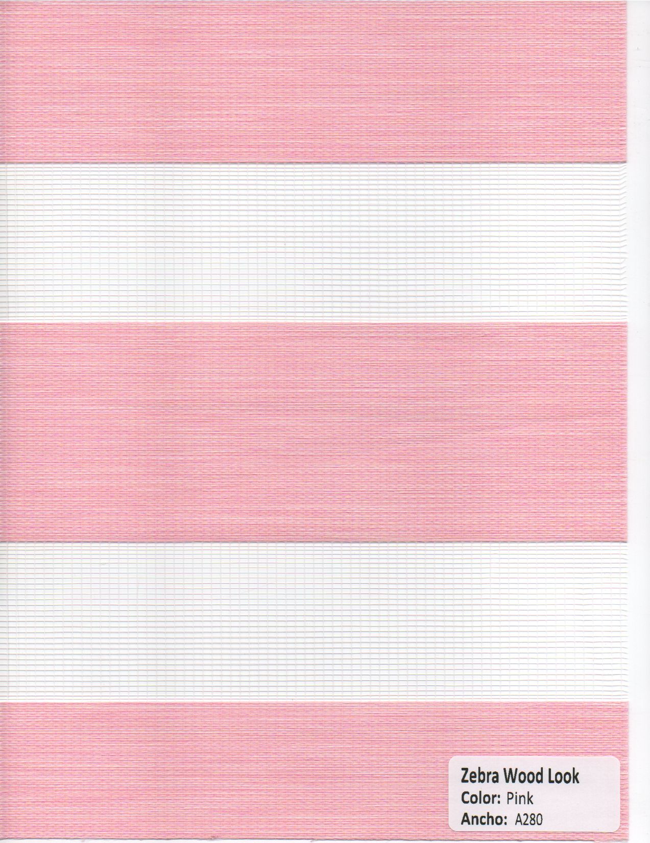 Zebra Wood Look Pink