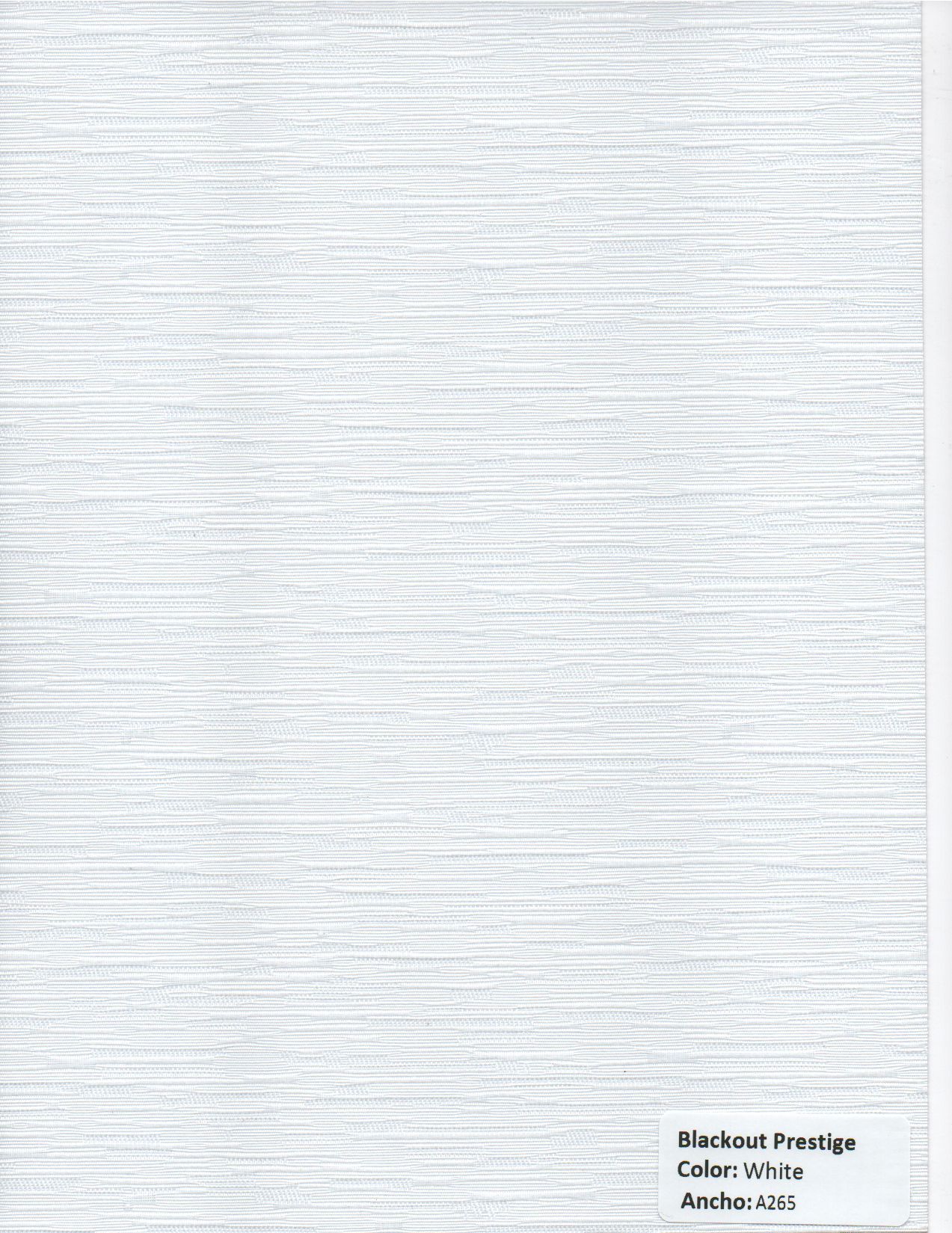 Blackout Prestige White