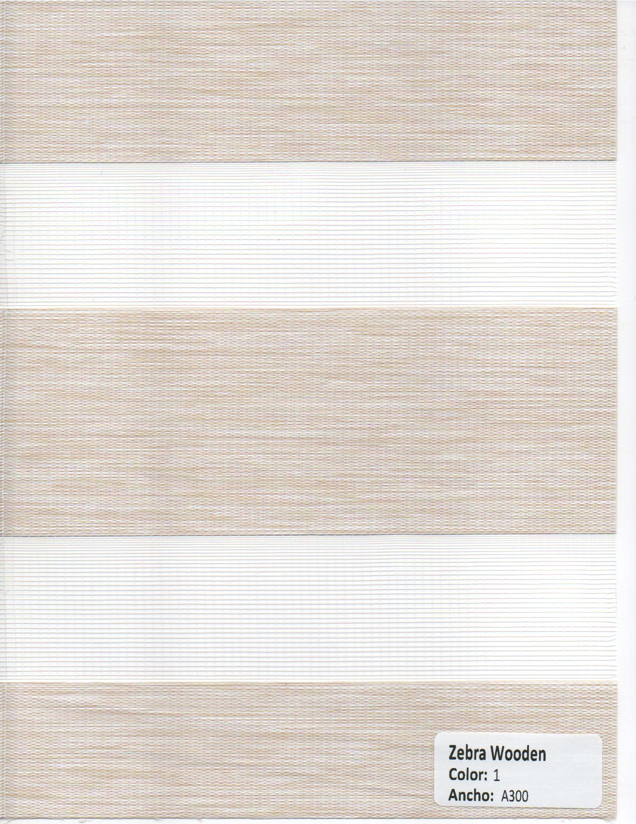 Zebra Wooden 1
