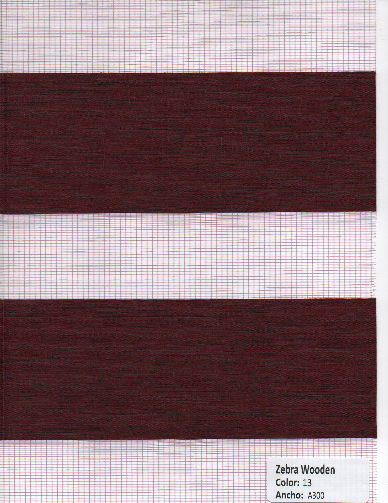 Zebra Wooden 13
