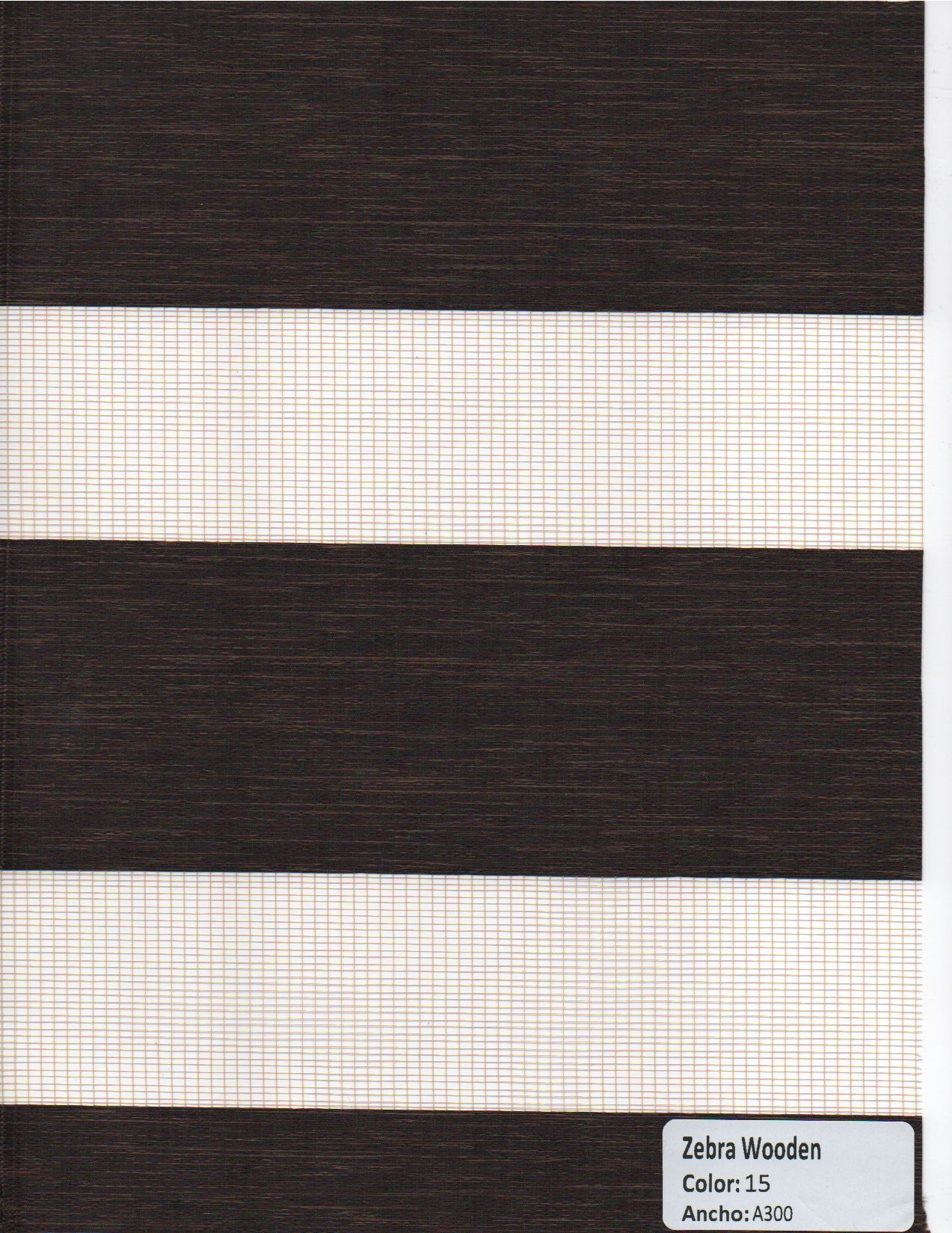 Zebra Wooden 15