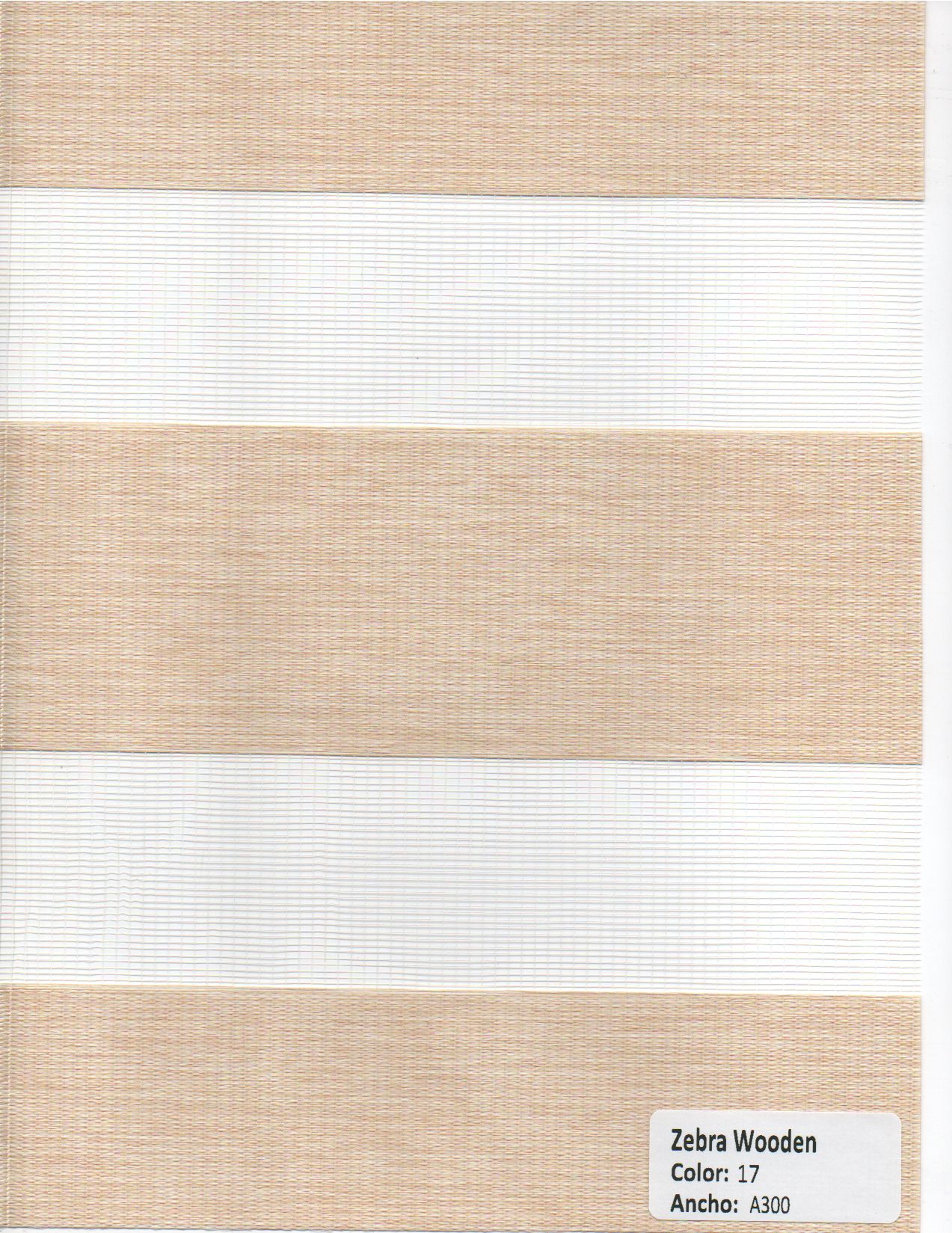 Zebra Wooden 17