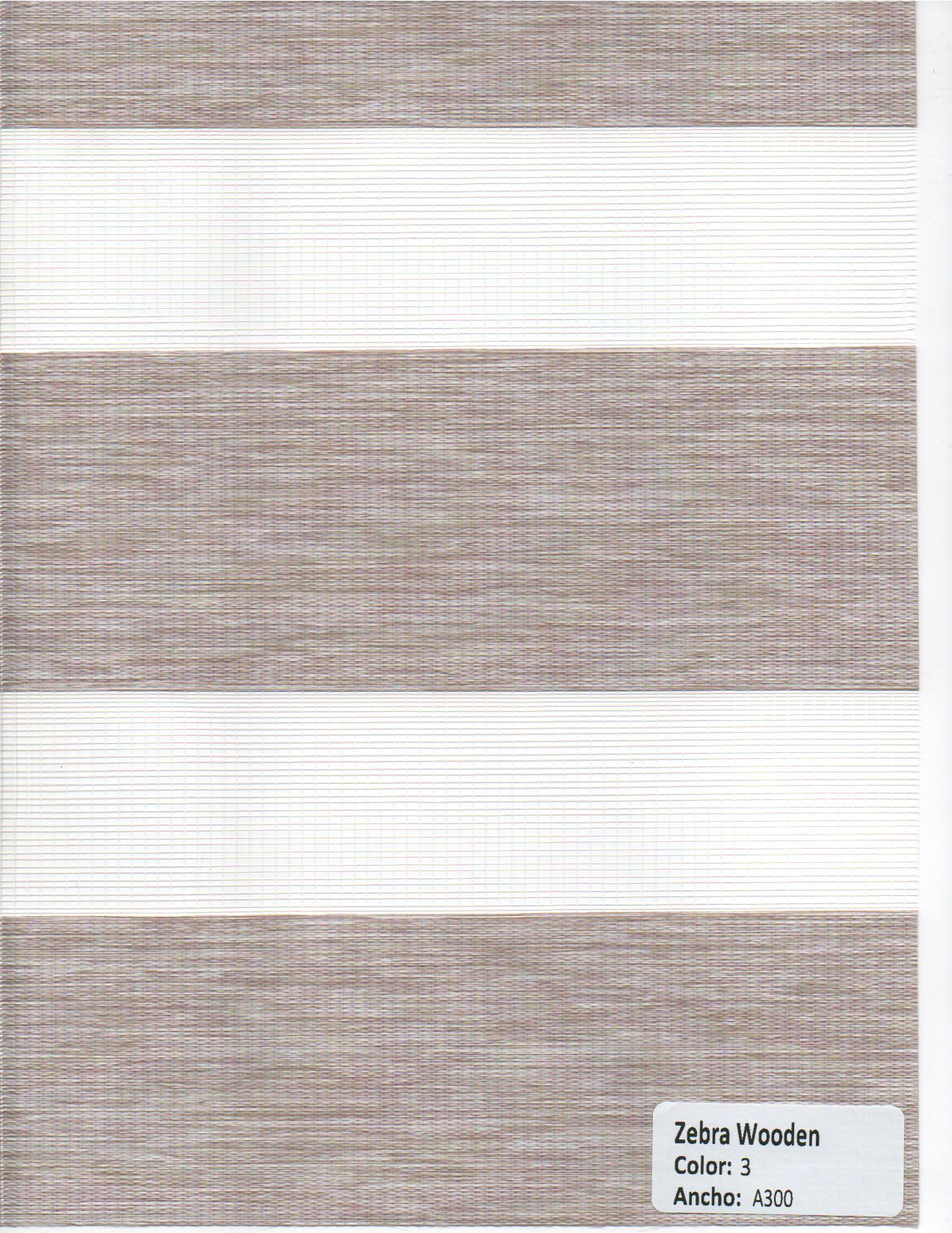 Zebra Wooden 3